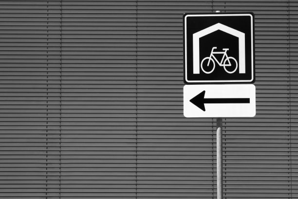 自行车停车标志图片下载