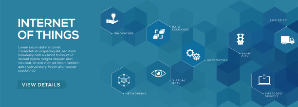 物联网横幅设计图片下载