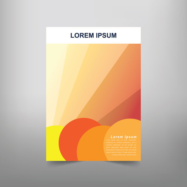 现代向量抽象书籍封面模板。向量的现代抽象背景图片下载