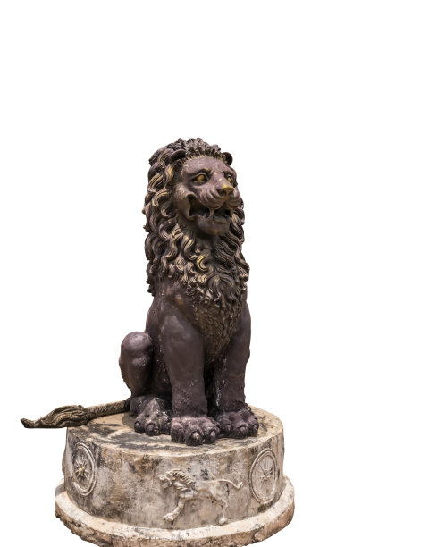 狮子雕像。图片下载