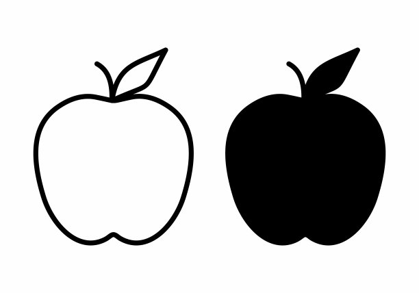 黑苹果和白苹果图片下载