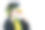 亚洲孩子在毕业礼服使用双筒望远镜与拷贝空间。图片下载