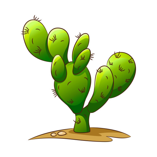 这是一组狂野西部的元素。牛仔的装备。仙人掌。图片下载