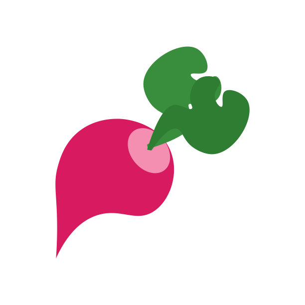 萝卜图标矢量标志和符号孤立在白色背景，萝卜标志的概念图片下载