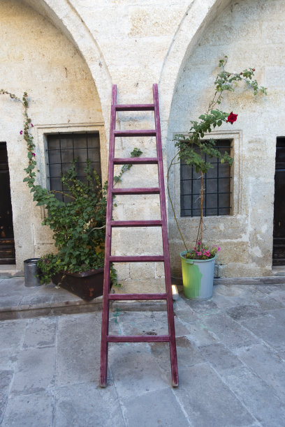 木梯子  照片 木梯子图片下载