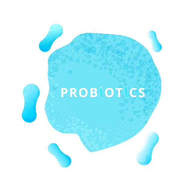 益生菌细菌生物。健康的营养。矢量插图。图片下载