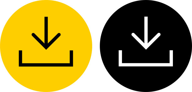 下载托盘与箭头图标图片下载