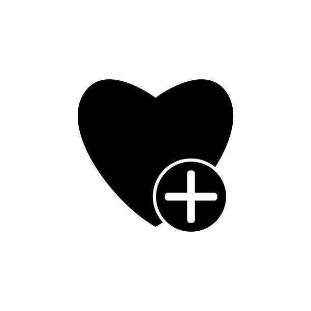 添加红心图标，网站、网页设计、App、信息图表的简易元素图标，用于设计和开发的符号集图标图片下载