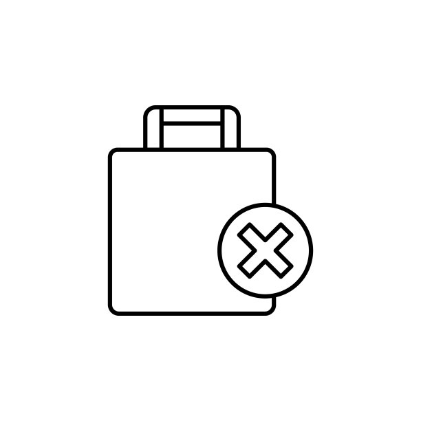 行李限额网站APP线性图标图片下载