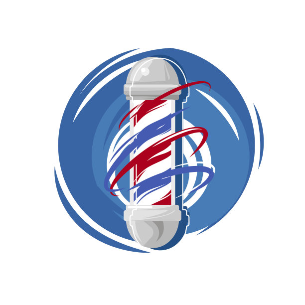 由动态线组成的巴伯杆图片下载