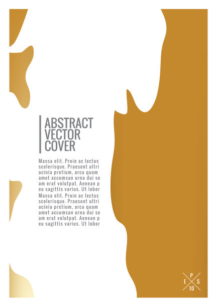 金封面设计模板。图片下载