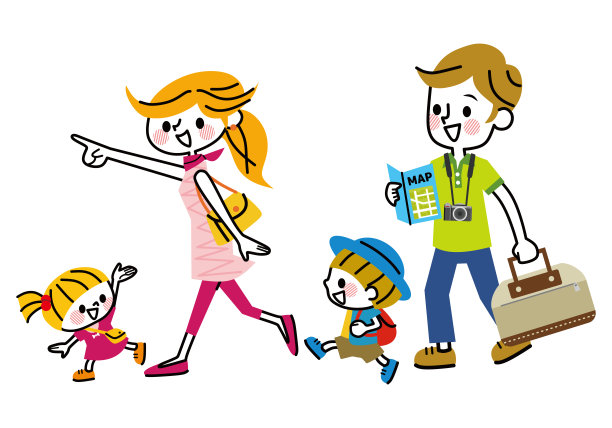 家庭旅行时。图片下载