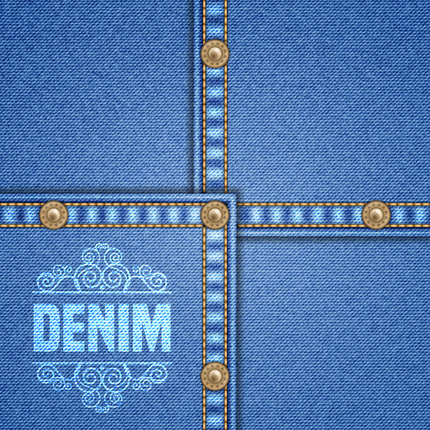 牛仔装饰背景图片下载