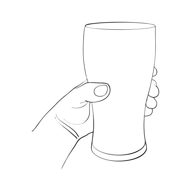 手拿啤酒杯图片下载