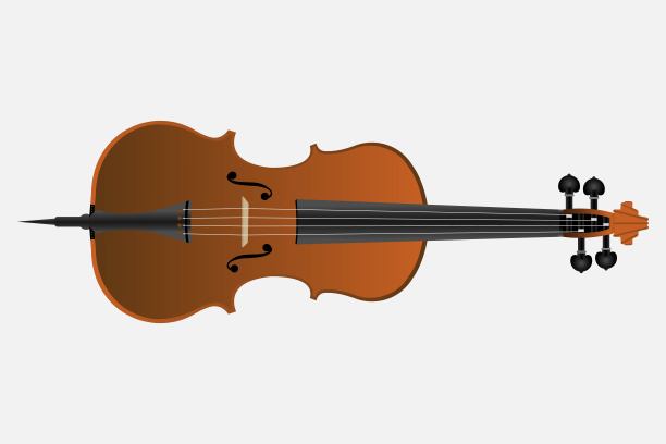 大提琴插图图片下载