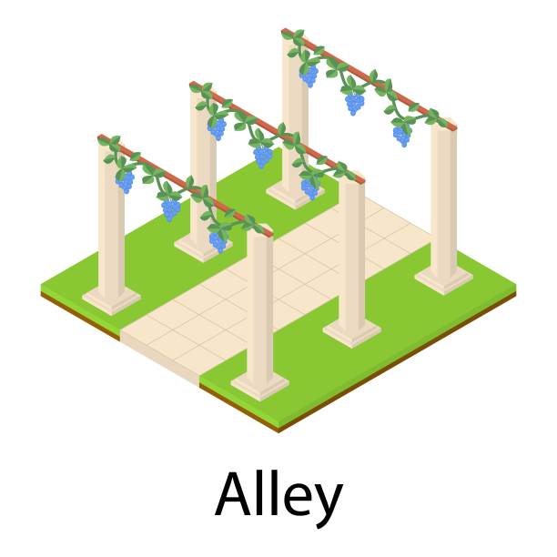 Alley图标，等距样式图片下载