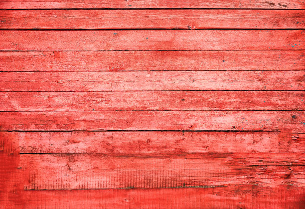 红色木板与旧木头的纹理。背景。图片下载