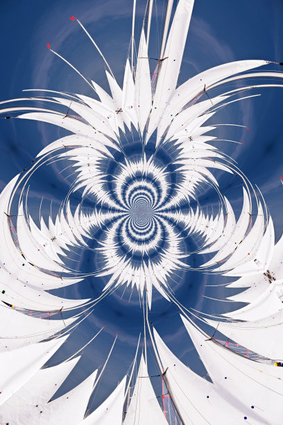 千变万化的船帆图案图片下载