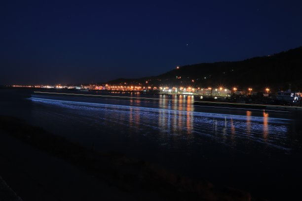 夜晚城市的观点图片下载