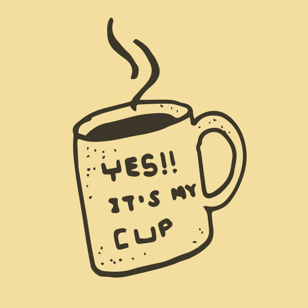 可爱的涂鸦图标静止插图设计的办公室工作和业务概念图片下载