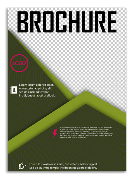 摘要a4宣传册封面设计。模板的旗帜，名片，标题表模型集，传单或广告文本字体。现代矢量首页艺术与城市城市街道纹理。行图标图片下载
