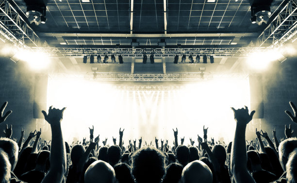 摇滚音乐会的人群图片下载
