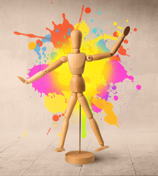 木制人体模型图片下载