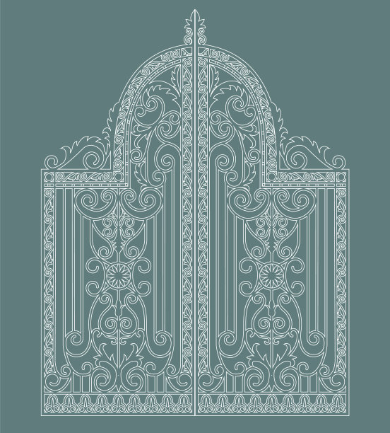 伪造的铁门图片下载