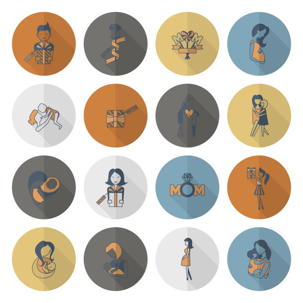 母亲节快乐图标图片下载