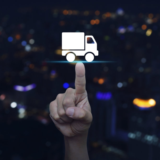 商用车配送运输服务理念图片下载