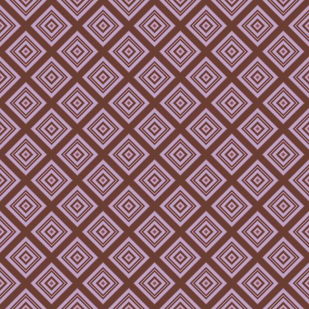无缝墙纸菱形，粉棕色图片下载