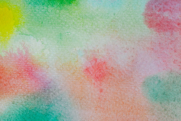 彩色水彩手绘背景。抽象的丙烯酸纹理和背景为设计师。图片下载