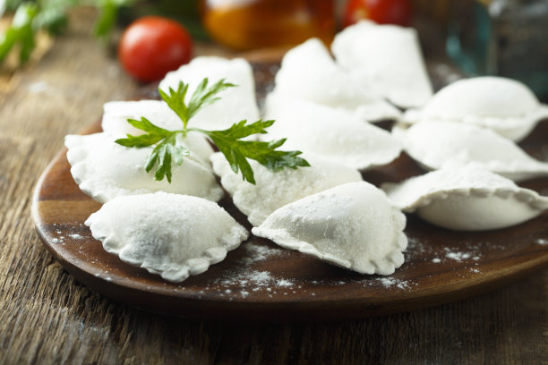 自制的饺子素材图片