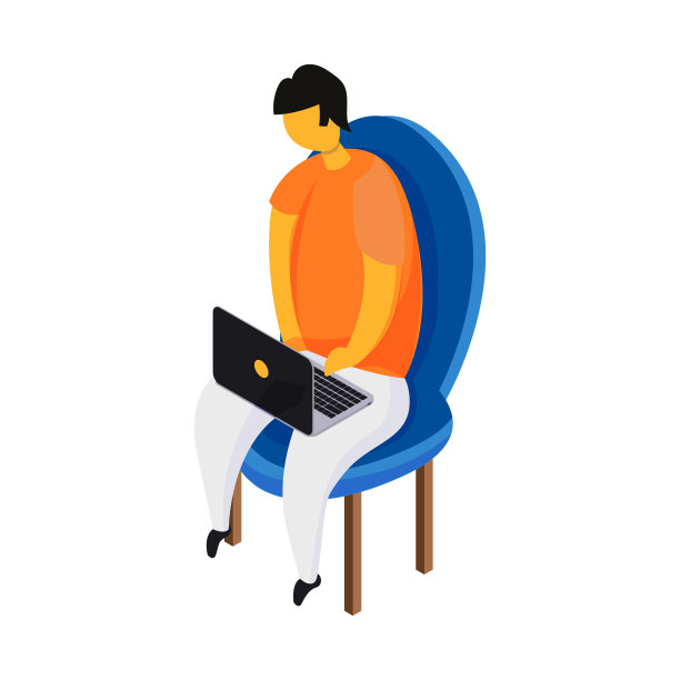 自由职业者与笔记本电脑图片下载