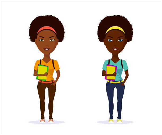 学生性格的女孩图片下载