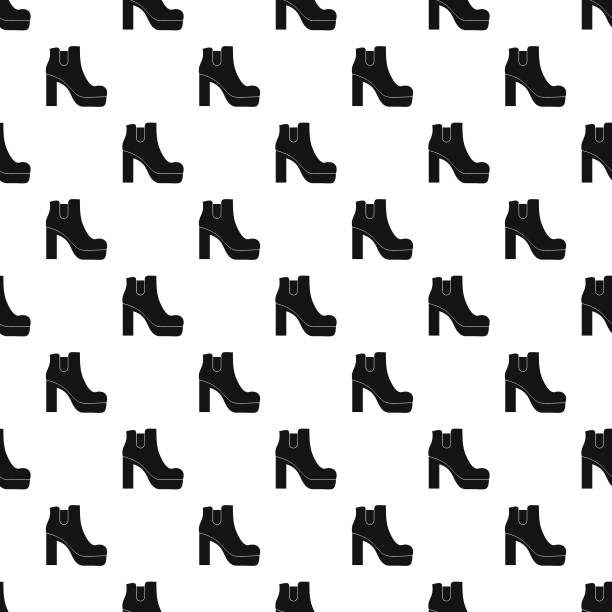 女鞋图案矢量无缝图片下载
