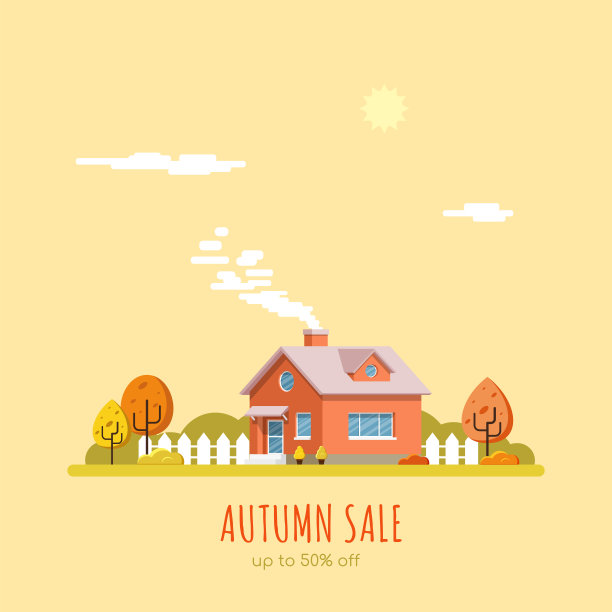 秋天出售横幅图片下载