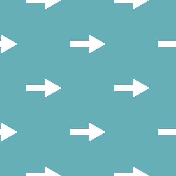 箭头图案无缝蓝色图片下载