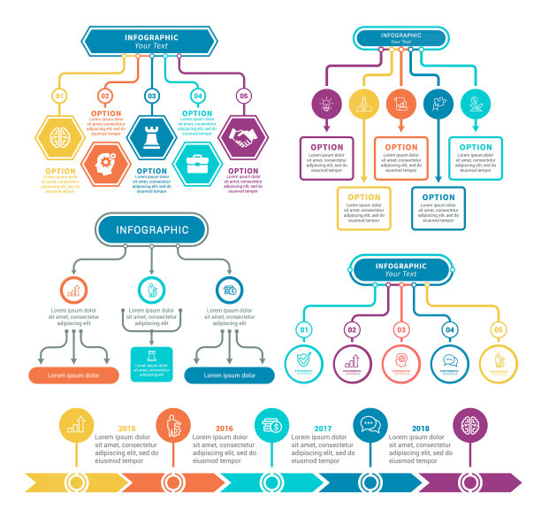 信息图表元素图片下载