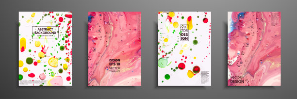 丙烯酸颜料的混合物。液体大理石纹理。流体艺术。适用于设计封面、演示文稿、邀请函、传单、年报、海报、名片、包装设计。现代艺术作品。图片下载