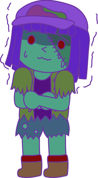 万圣节僵尸女孩图片下载