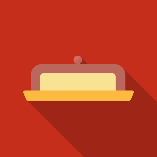 黄油图标持平。单生物，生态，有机产品图标从大牛奶平板。图片下载