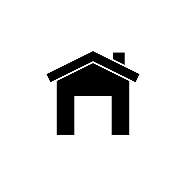 车库简约图标元素图片下载