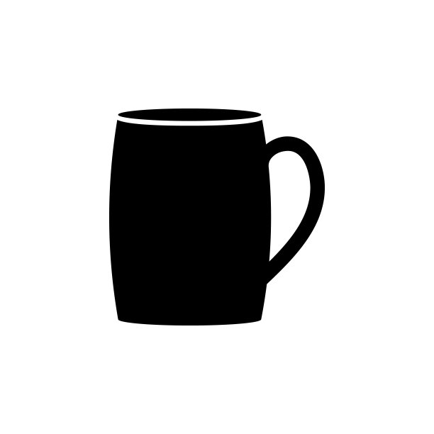 茶杯图标：简约图标元素，优质平面设计图标，网站、网页设计、移动应用专用符号和标志系列图标图片下载