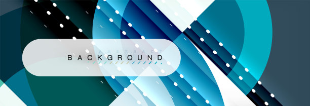 矢量圆形几何抽象背景图片下载