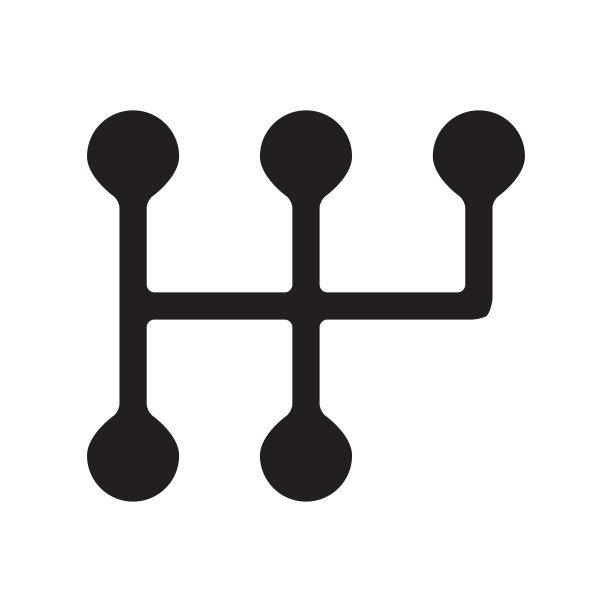 手动变速箱图标矢量设计孤立的白色背景图片下载