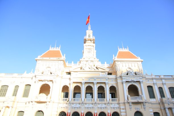 越南胡志明市市政厅图片下载