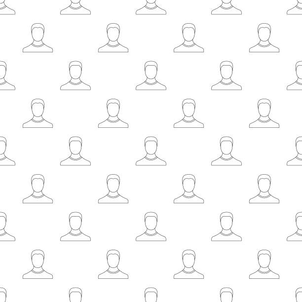 人的化身模式矢量无缝图片下载