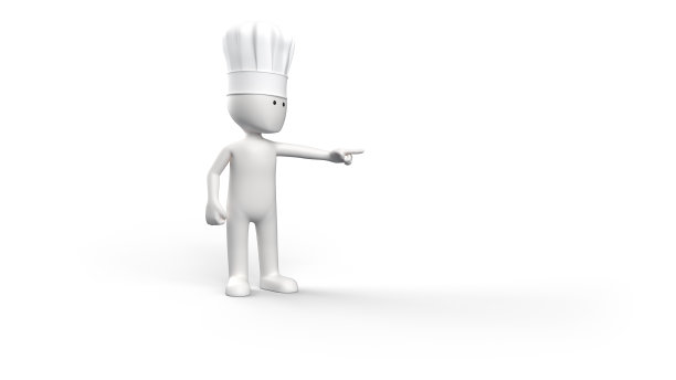 3 d曲棍球手厨师图片下载