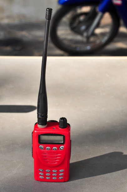 红色的对讲机图片下载